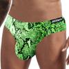 JOCKMAIL Brand Sexy Men Underwear Leopard Pattern Playful Printed Men Briefs Men Panties (X-Large, Green) view 2