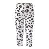 Aislor Flower Girls Stretch Leggings Cute Cartoon Printed Kids Soft Full Length Pants Tights Yoga Dance Trousers White 4-5 Years view 1