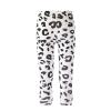 Aislor Flower Girls Stretch Leggings Cute Cartoon Printed Kids Soft Full Length Pants Tights Yoga Dance Trousers White 4-5 Years view 2