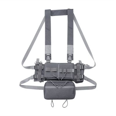 KODENOR Muticaml Tactical Ammunition Expansion Pack Chest Rig for CS Games (Color : DE89-G)