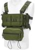 KODENOR Muticaml Tactical Ammunition Expansion Pack Chest Rig for CS Games (Color : DE89-OD) view 1