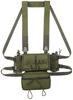 KODENOR Muticaml Tactical Ammunition Expansion Pack Chest Rig for CS Games (Color : DE89-OD) view 2