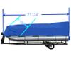 21-24 Boat Cover Trailerable Heavy Duty Pontoon Beam 102 Rain Snow Protection view 2