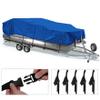 21-24 Boat Cover Trailerable Heavy Duty Pontoon Beam 102 Rain Snow Protection view 3