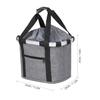 Doorslay Bike Basket Front Removable Bicycle Handlebar Basket Small Pet Cat Dog Carrier Folding Detachable Max. Bearing: 11lbs view 2