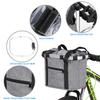 Doorslay Bike Basket Front Removable Bicycle Handlebar Basket Small Pet Cat Dog Carrier Folding Detachable Max. Bearing: 11lbs view 3