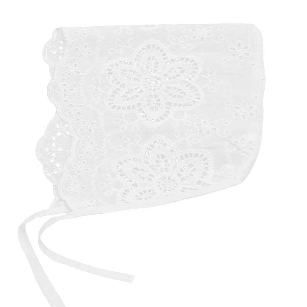 JEATHA Toddler Baby Girls Sun Hat Lace Embroidery Bonnet Country Style Self Tie Cap Newborn Photography Props Rape Blossoms 2-3 Years