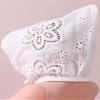 JEATHA Toddler Baby Girls Sun Hat Lace Embroidery Bonnet Country Style Self Tie Cap Newborn Photography Props Rape Blossoms 2-3 Years view 4