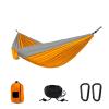 Camping Parachute Hammock 300200Cm Portable Survival Garden Outdoor Furniture Leisure Sleeping Travel Double Hanging Bed Sorange-Grayb view 1