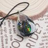 Acxico 1Pcs Egyptian Scarab Beetle in Resin Charm Tibetan Silver 18" Necklace view 3
