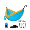 Camping Parachute Hammock 300200Cm Portable Survival Garden Outdoor Furniture Leisure Sleeping Travel Double Hanging Bed Dskyblue-Orangea view 2