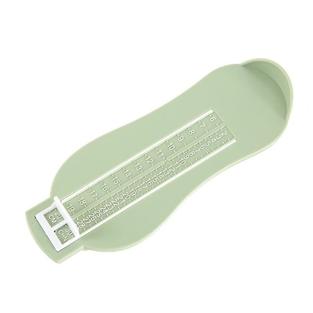 AKOAK 1 Pack Foot Ruler Professional Shoe Size Measuring Ddevice for Adults and Children - Accurate and Easy to use Foot Measuring Setup (Pale grey green)