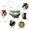 Camping Hammock Net and Hammock Canopy Portable Nylon for Hiking Camping Survival Travel Camoufandlightblue view 4
