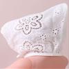Kaerm Newborn Baby Girls Sun Hat Toddler Lace Embroidery Beanie Cute Country Style Cap for Photography Rape Blossoms 2-3 Years view 4