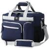 MIER 30L Extra Large Soft Cooler Bag with Bottle Opener for Camping Beach BBQ Grocery Golf Leakproof Picnic Lunch Bag, Collapsible, Top Flip Lid, 45Can (Dark Blue) view 1