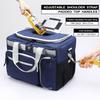 MIER 30L Extra Large Soft Cooler Bag with Bottle Opener for Camping Beach BBQ Grocery Golf Leakproof Picnic Lunch Bag, Collapsible, Top Flip Lid, 45Can (Dark Blue) view 2
