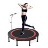 Trampoline 40in Mini Foldable Trampoline, Detachable and Adjustable Armrests, Indoor Outdoor Gym Exercise Sports Cardio Workout for Adults Children view 1