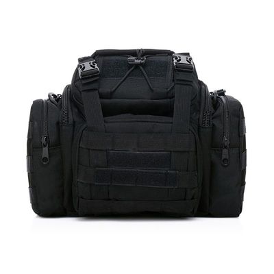Outdoor Sports Hiking Pack Range Bag Molle Camouflage Tactical Camera Gear Bag - Black