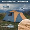 ICECO Camping Tents 4 People,4 Person Tents for Camping Waterproof Windproof Dome Tent,4 Season Tent with Screen Room,Easy Setup,with Removable Rain Fly view 3