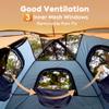 ICECO Camping Tents 4 People,4 Person Tents for Camping Waterproof Windproof Dome Tent,4 Season Tent with Screen Room,Easy Setup,with Removable Rain Fly view 4