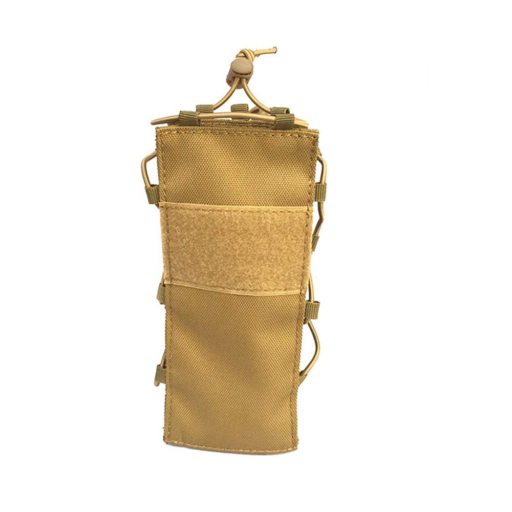 Outdoor Sports Hiking Bag Tactical Water Bottle Pack Pouch Holder Bottle Carrier - Tan