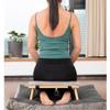 Meditation Stool, Bamboo and Wood Stool with Cushion, Kneeling Foldable Stool, Meditation Stool, Yoga Stool for Meditation/B / 432017cm view 2