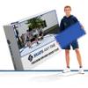 Skate Anytime Precision Dryland Hockey Tiles  Expandable Off-Ice Hockey Training Zones for Stickhandling, Passing & Shooting (Blue, Passing Lane Zone  60 sq ft) view 1