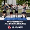 Skate Anytime Precision Dryland Hockey Tiles  Expandable Off-Ice Hockey Training Zones for Stickhandling, Passing & Shooting (Blue, Passing Lane Zone  60 sq ft) view 3