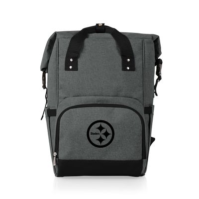 PICNIC TIME Gray Pittsburgh Steelers Backpack
