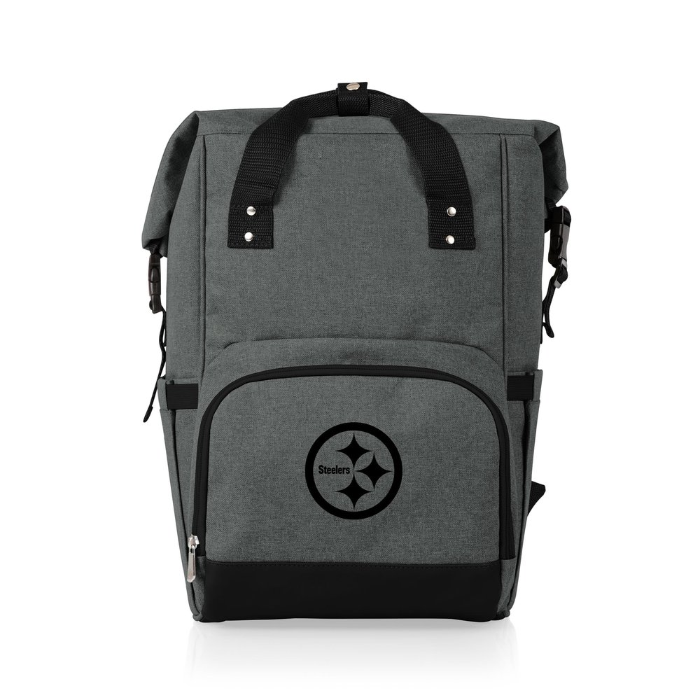 PICNIC TIME Gray Pittsburgh Steelers Backpack