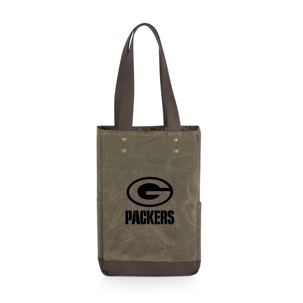PICNIC TIME Green Bay Packers 2-Bottle Insulated Wine Cooler Bag