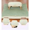 Meditation Stool, Wooden Meditation Bench with Cushion, Ergonomic Kneeling Stool, Foldable Meditation Table, Meditation Yoga Stool with Locking Hinge/B / 432017cm view 4