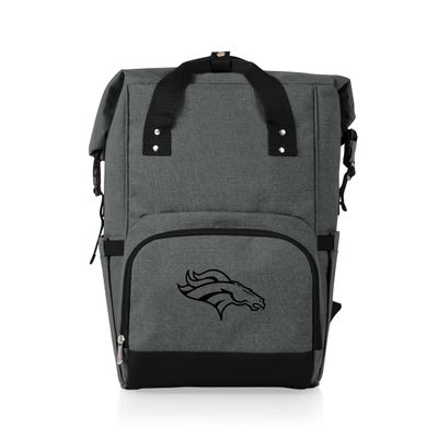 PICNIC TIME Gray Denver Broncos Backpack