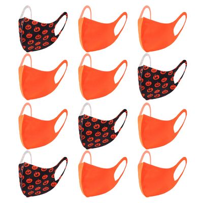 Parquet 12 Pack Washable Fabric Face Mask - Stretchy & Soft Face Covering