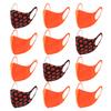 Parquet 12 Pack Washable Fabric Face Mask - Stretchy & Soft Face Covering view 1