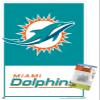 Trends International NFL Miami Dolphins - Logo 21 Wall Poster with Push Pins view 1