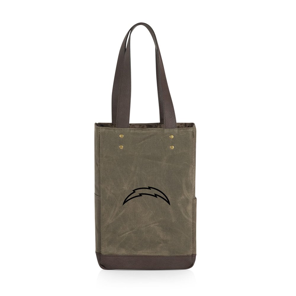 PICNIC TIME Los Angeles Chargers 2-Bottle Insulated Wine Cooler Bag