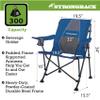 STRONGBACK Camping Chair Guru Heavy Duty Camping Chairs with Lumbar Suppor - Backpack Folding Camp Chair - Navy view 2