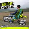 STRONGBACK Camping Chair Guru Heavy Duty Camping Chairs with Lumbar Suppor - Backpack Folding Camp Chair - Navy view 4