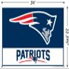 Trends International NFL New England Patriots - Logo 21 Wall Poster with Push Pins view 3