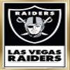 NFL Las Vegas Raiders - Logo 21 Wall Poster, 34L" x 22.4W", Gold Framed Version view 1