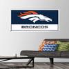 Trends International NFL Denver Broncos - Logo 21 Wall Poster, 22.37" x 34.00", Premium Poster & Push Pin Bundle view 2