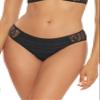 BECCA by Rebecca Virtue Color Play Crochet Kennedy Hipster Bottoms Black LG view 1