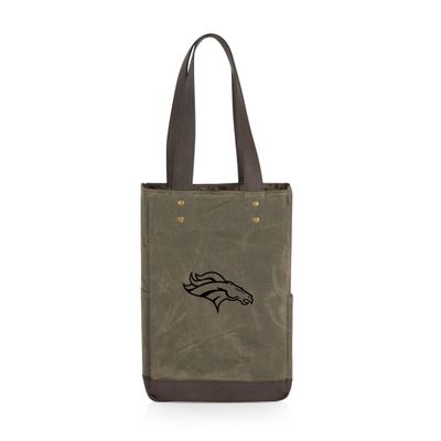 PICNIC TIME Denver Broncos 2-Bottle Insulated Wine Cooler Bag