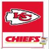 Trends International NFL Kansas City Chiefs - Logo 21 Wall Poster, 22.37" x 34.00", Poster & Push Pin Bundle view 1