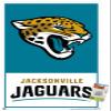 Trends International NFL Jacksonville Jaguars - Logo 21 Wall Poster, 22.37" x 34.00", Premium Poster & Push Pin Bundle view 1