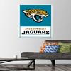 Trends International NFL Jacksonville Jaguars - Logo 21 Wall Poster, 22.37" x 34.00", Premium Poster & Push Pin Bundle view 2