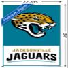 Trends International NFL Jacksonville Jaguars - Logo 21 Wall Poster, 22.37" x 34.00", Premium Poster & Push Pin Bundle view 3