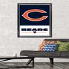 NFL Chicago Bears - Logo 21 Wall Poster, 34L" x 22.4W", Black Framed Version view 2