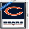 NFL Chicago Bears - Logo 21 Wall Poster, 34L" x 22.4W", Black Framed Version view 3